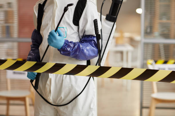 Professional Biohazard Cleanup technician working in Midland, NC